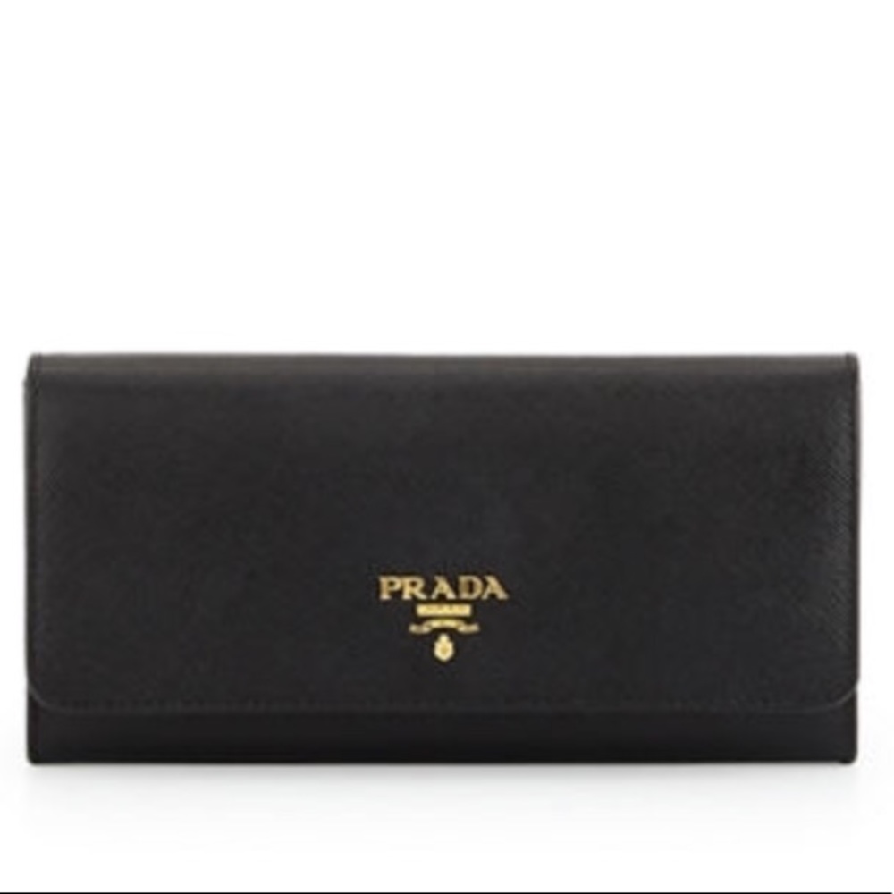 PRADA CONTINENTAL SAFFIANO WALLET